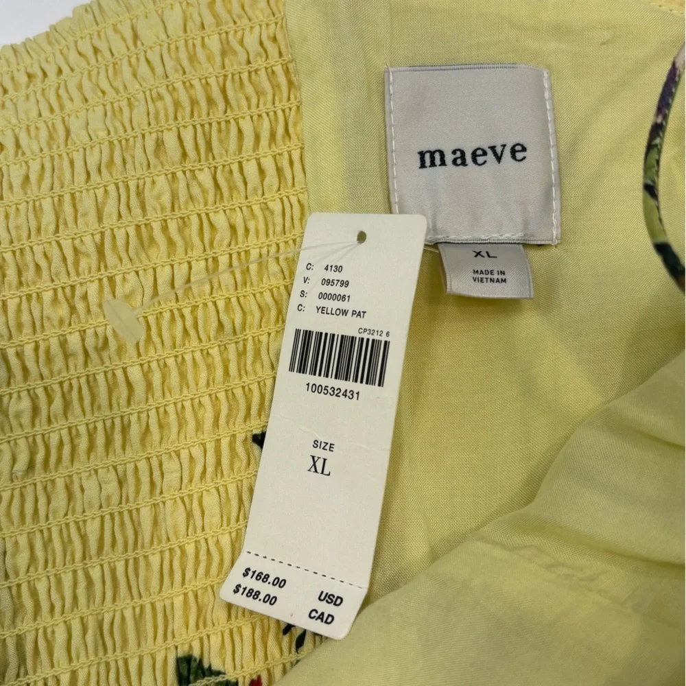 NWT, Maeve Sleeveless Fit & Flare Floral Mini Dress size XL - Picture 11 of 11